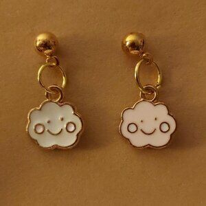 Gold Plated Stainless Steel Post Earrings